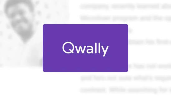 Qwally UX and Product Design