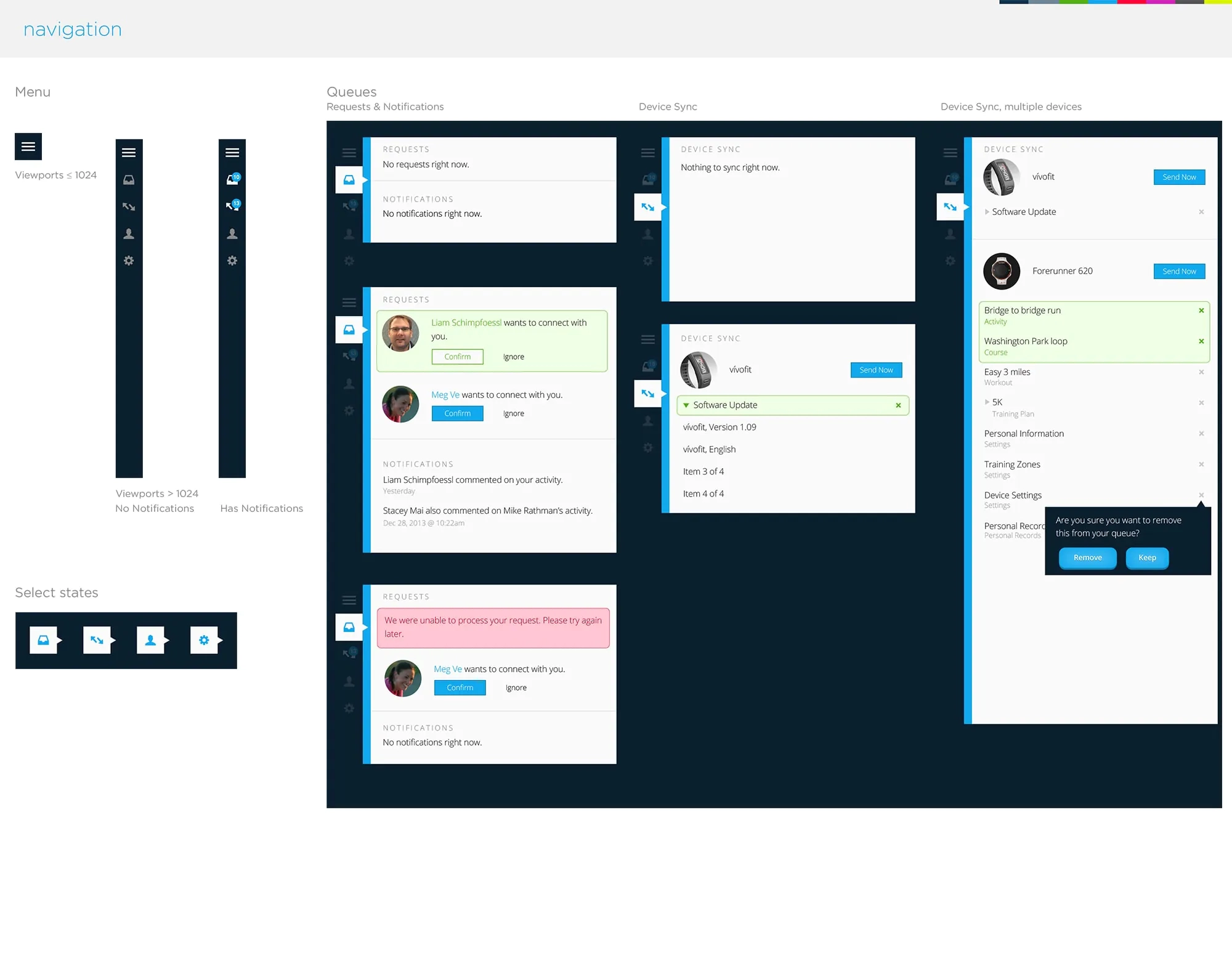 UI: navigation guidelines